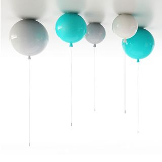 balloons with light and white background