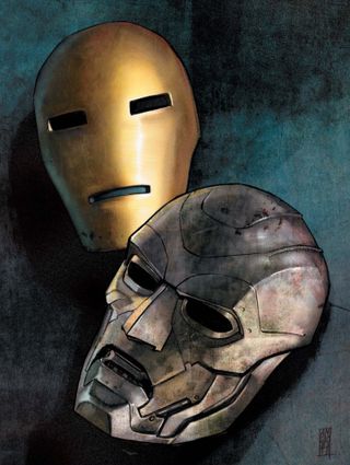 Invincible Iron Man art by Alex Maleev