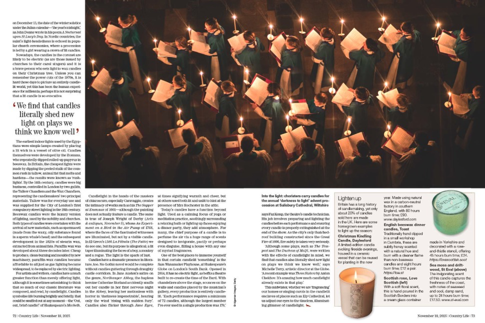 Magazine spreads from Country Life 19 November 2025