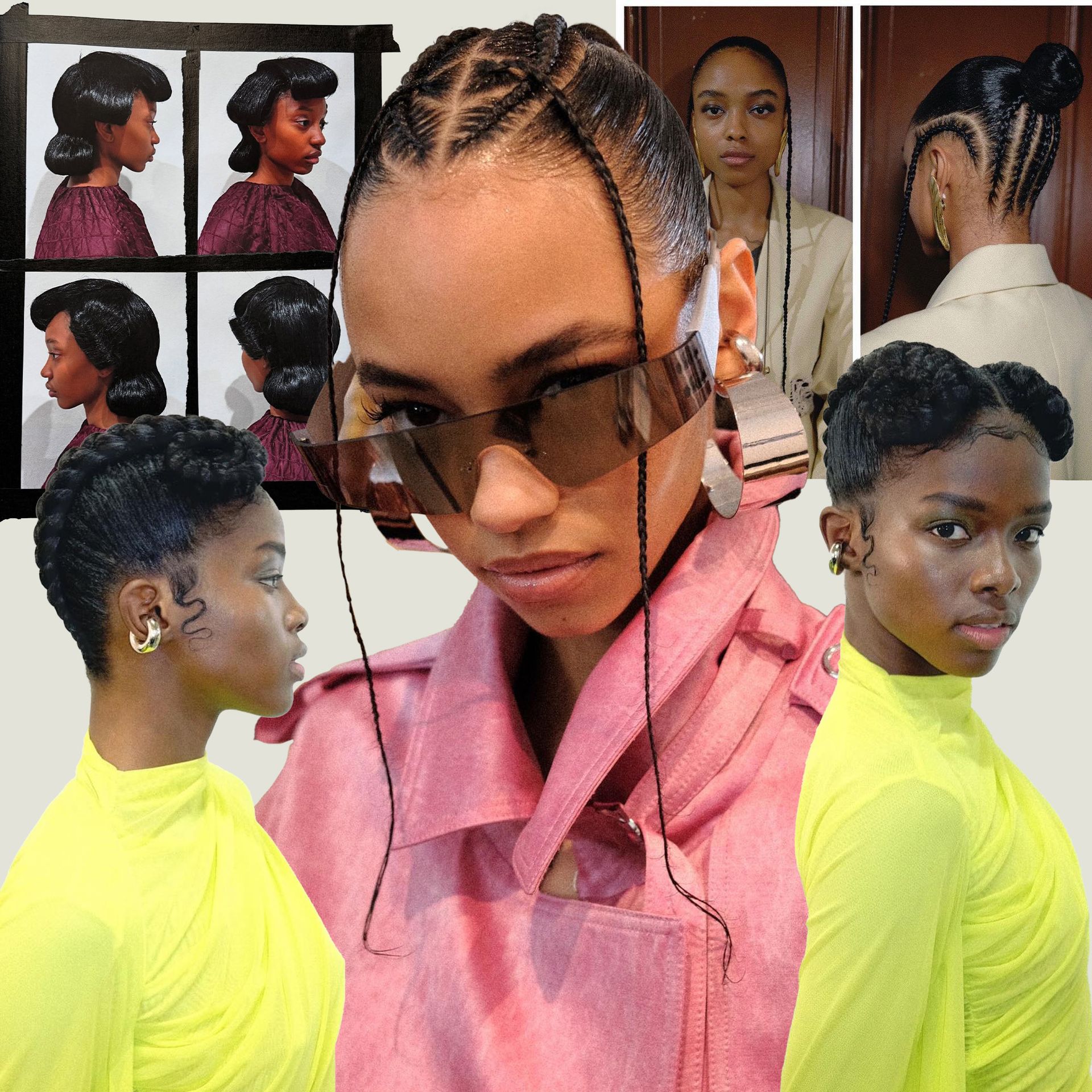 Celebrity hairstylist Joey George's work