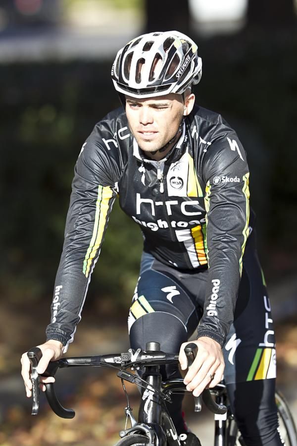 Caleb Fairly in the black training kit