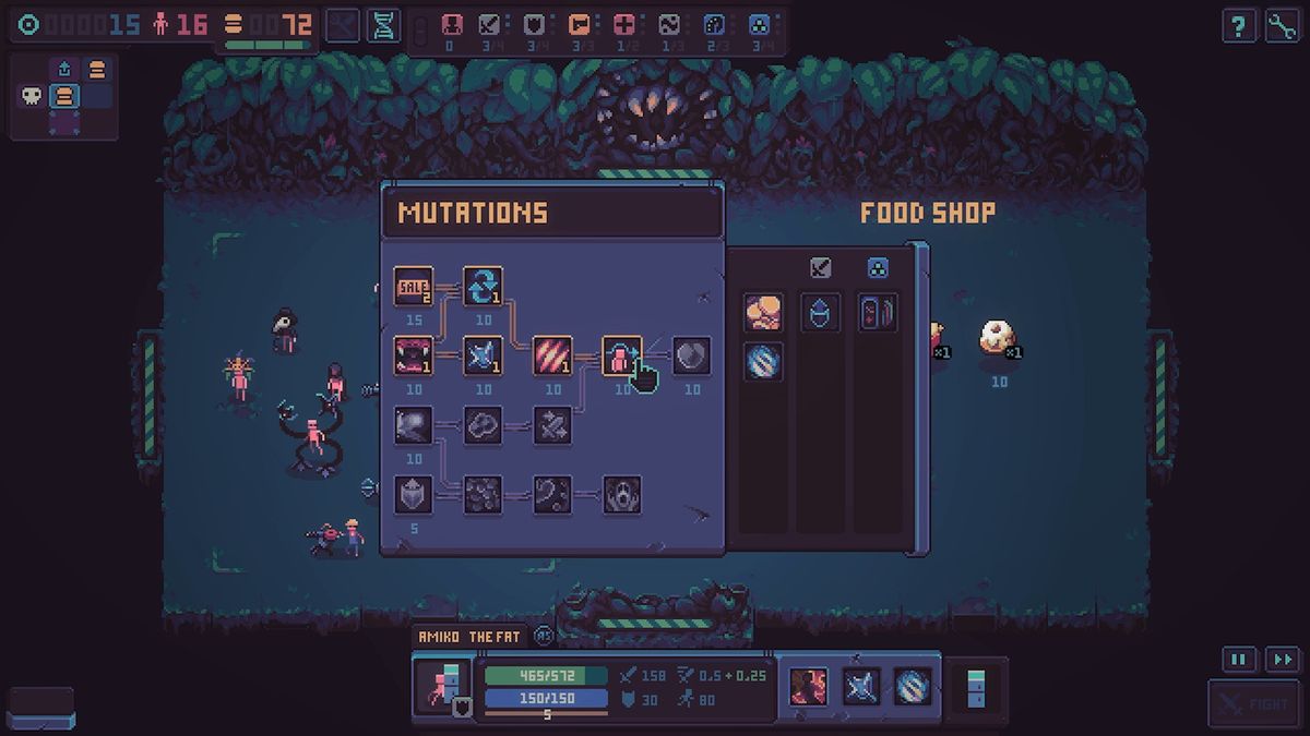An image from autobattler tactics roguelike Despot's Game