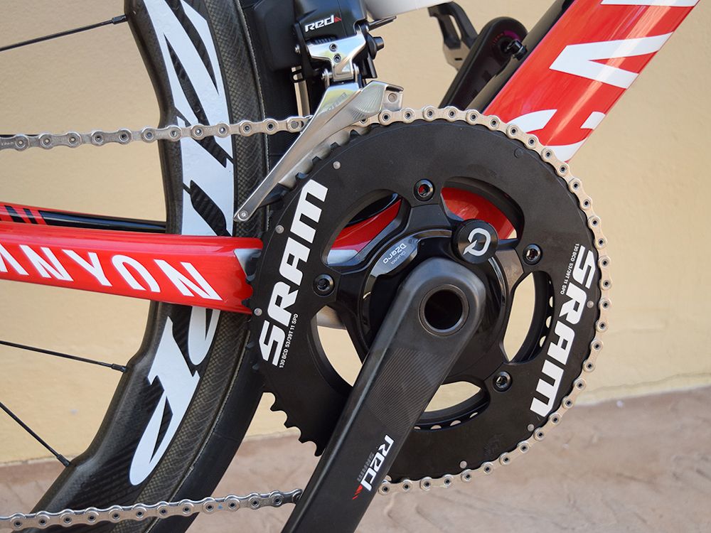 Katusha-Alpecin pair their SRAM cranksets with Quarq power meters