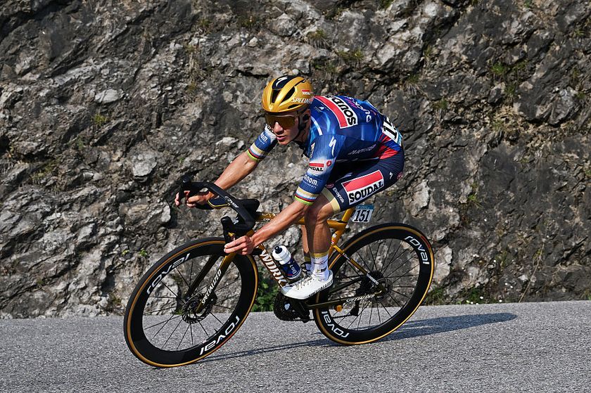 Remco Evenepoel second place at Il Lombardia 2025