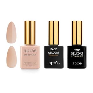 Apres Gel Couleur Trio Set - Forgotten Film, Base Coat, Non-Wipe Top Gel Coat