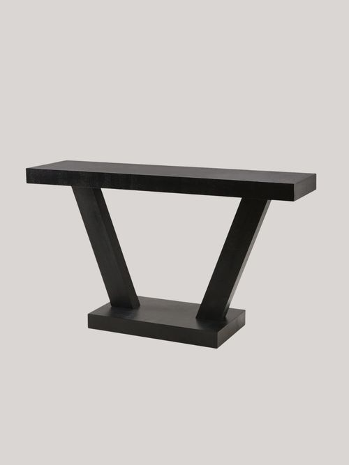 Elina Console Table - Black Wood