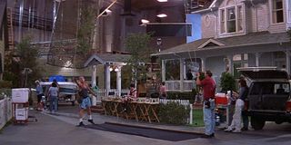 The film set for Stab 3, the film within a film, in Scream 3
