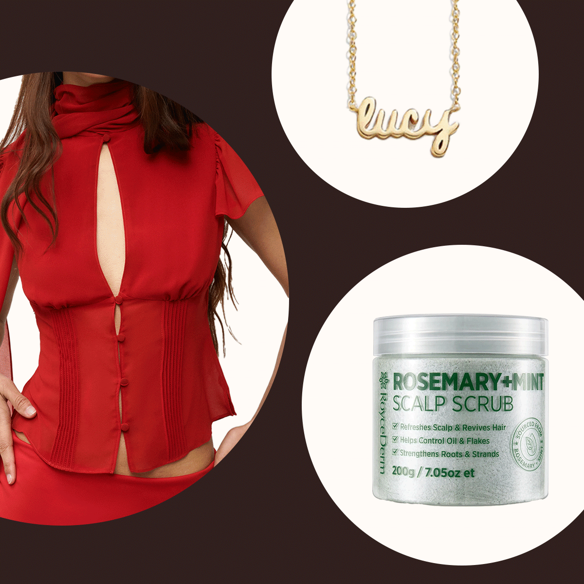 Collage of Holiday gifts 