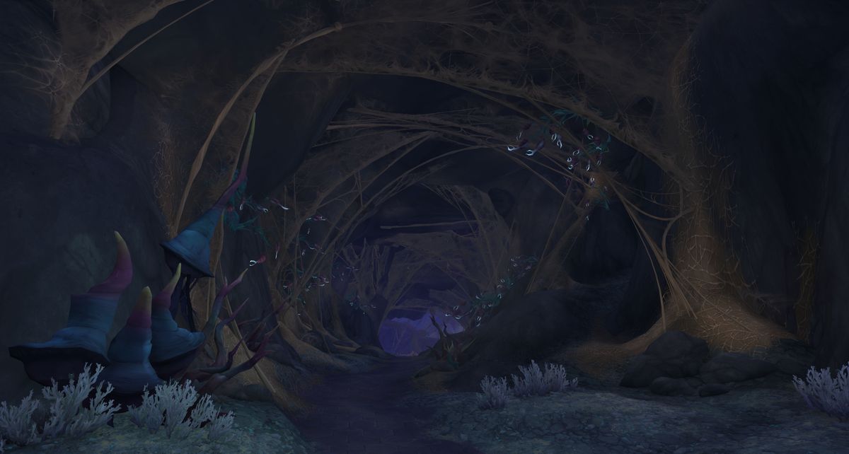 An underground zone in World of Warcraft: The War Within
