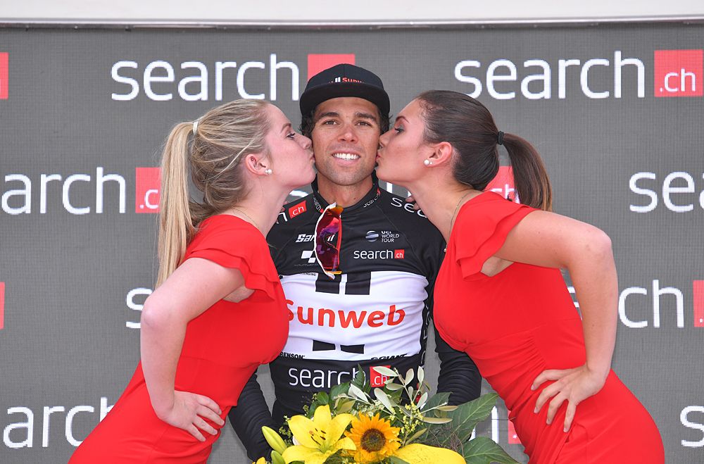 Michael Matthews (Sunweb) leads the points classification at Tour de Suisse