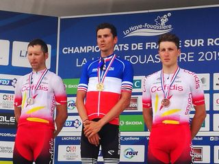 Warren Barguil pulls on the tricolour as champion of France