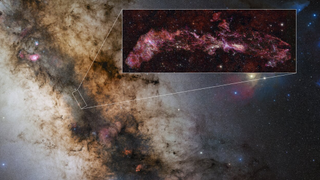 The central molecular zone and its location in the Milky Way