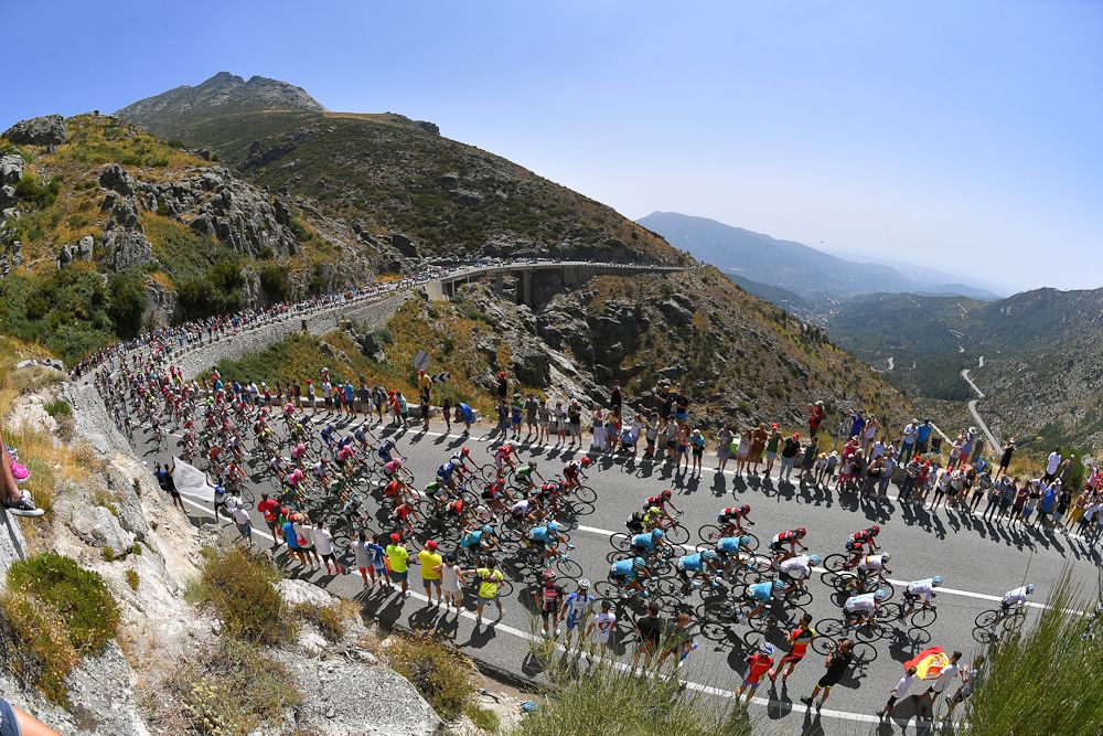 Scenery along the route of stage 9 at the Vuelta a Espana