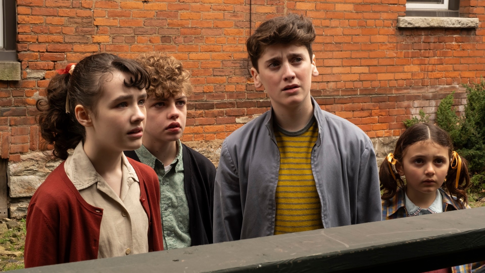 Some of the kids in It: Welcome to Derry