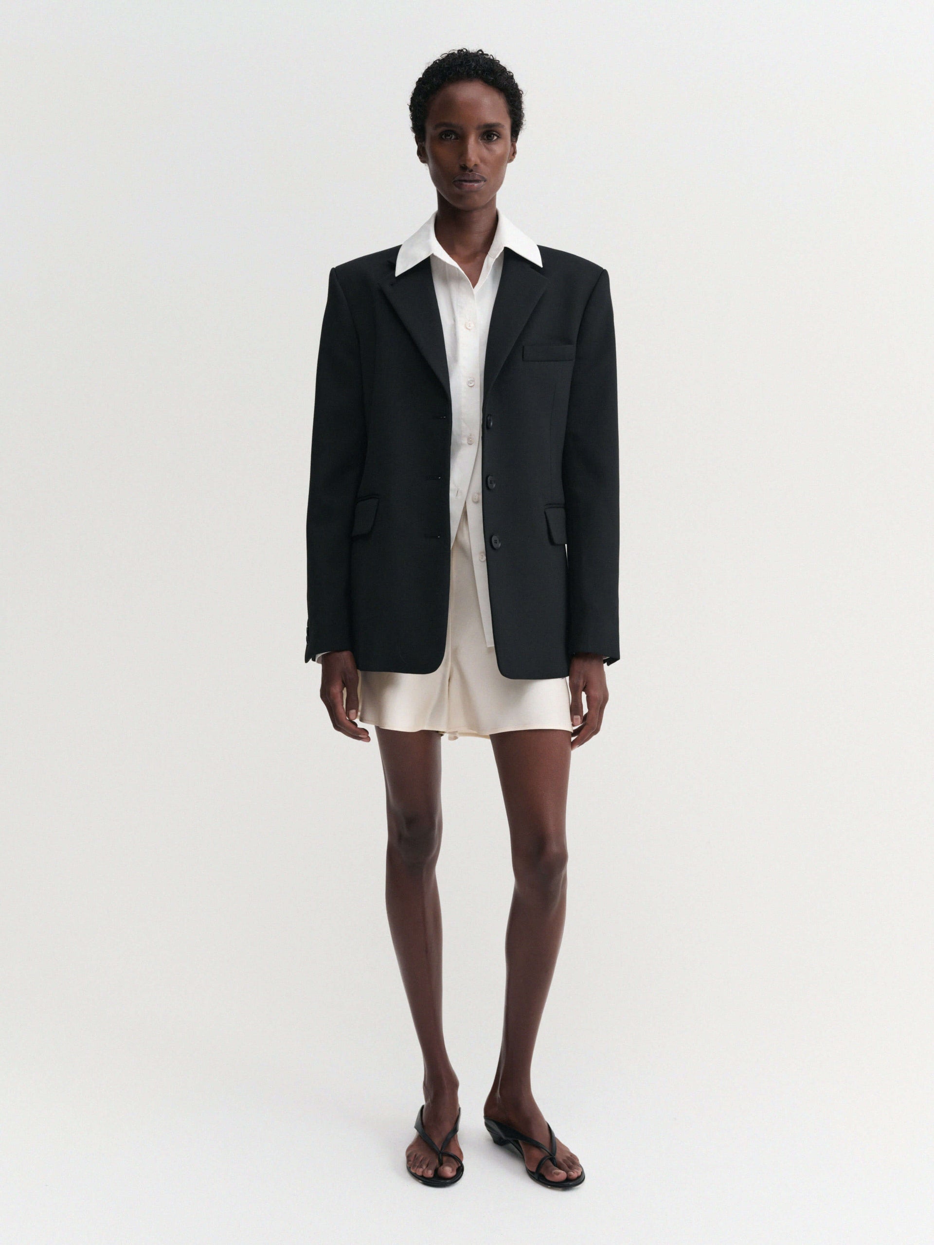 Cillian Tailored Blazer, Black - Xs