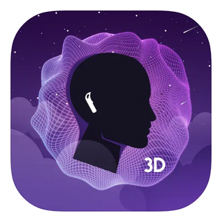 A logo of the Sound Machine 3D-SpatialBliss app from the Apple App Store