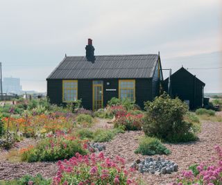 Derek Jarman at Prospect Cottage. © Howard Sooley.