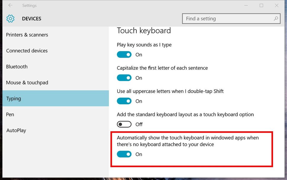 How To Automatically Display The Touch Keyboard In Windows 10 Desktop ...