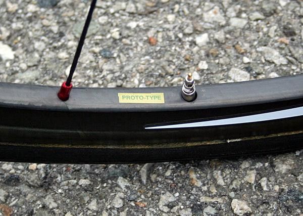 This sticker kind of gives it away and up this close you can see the reduced section of the rim.