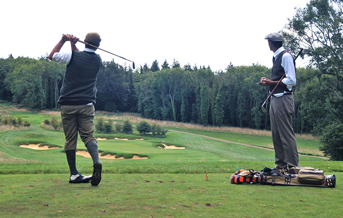 Hickory golf at Goodwood