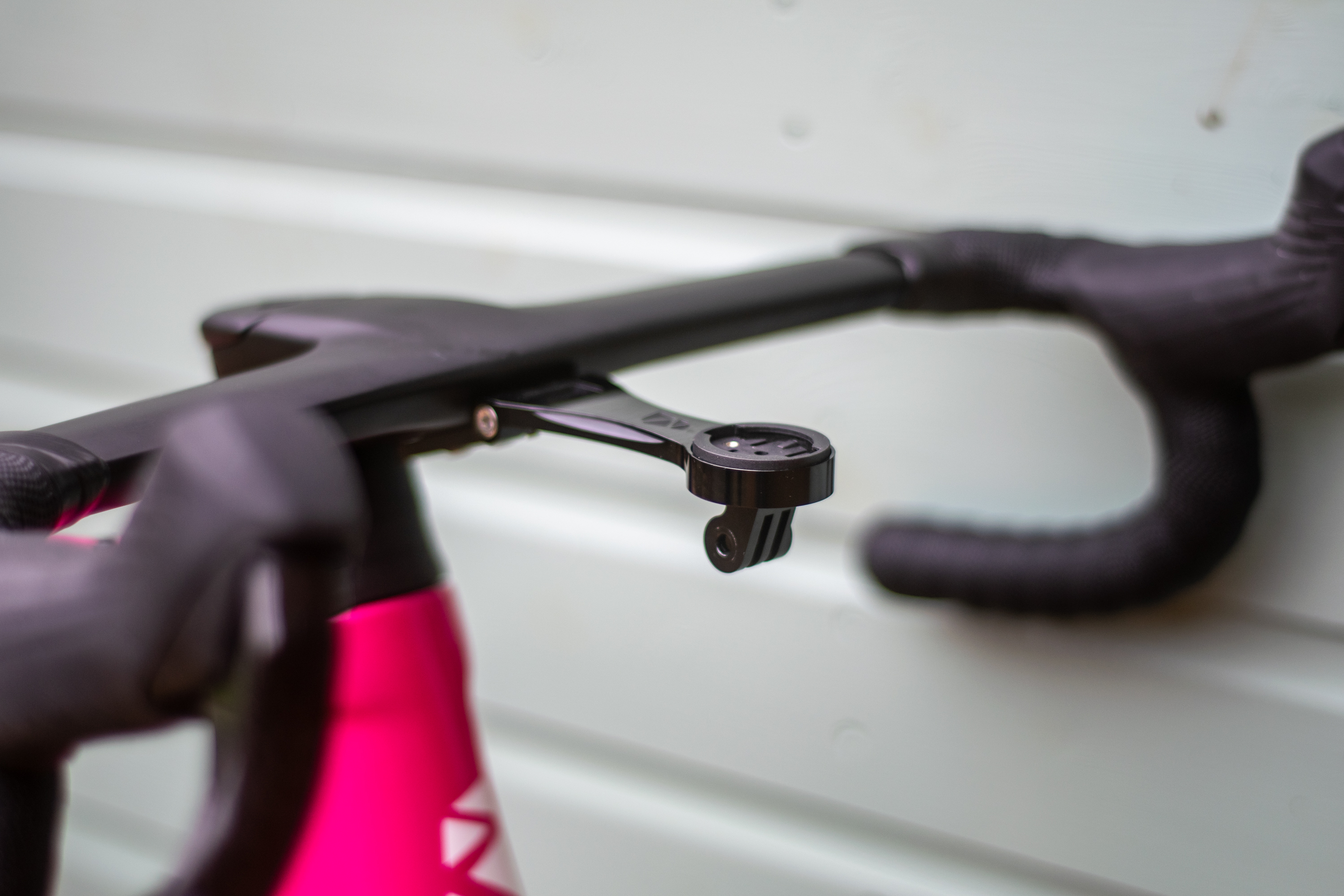 A Ribble out front Garmin mount