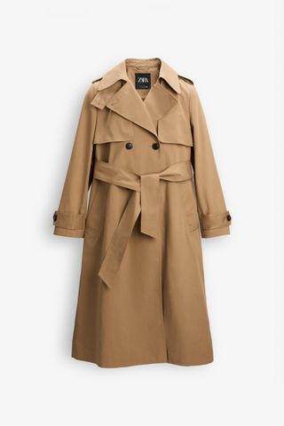 Zw Collection Water-Repellent Trench Coat