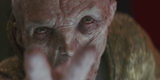 Supreme Leader Snoke Andy Serkis Star Wars The Last Jedi