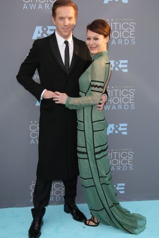 Damian Lewis and Helen McCrory at the Critics' Choice Awards 2016