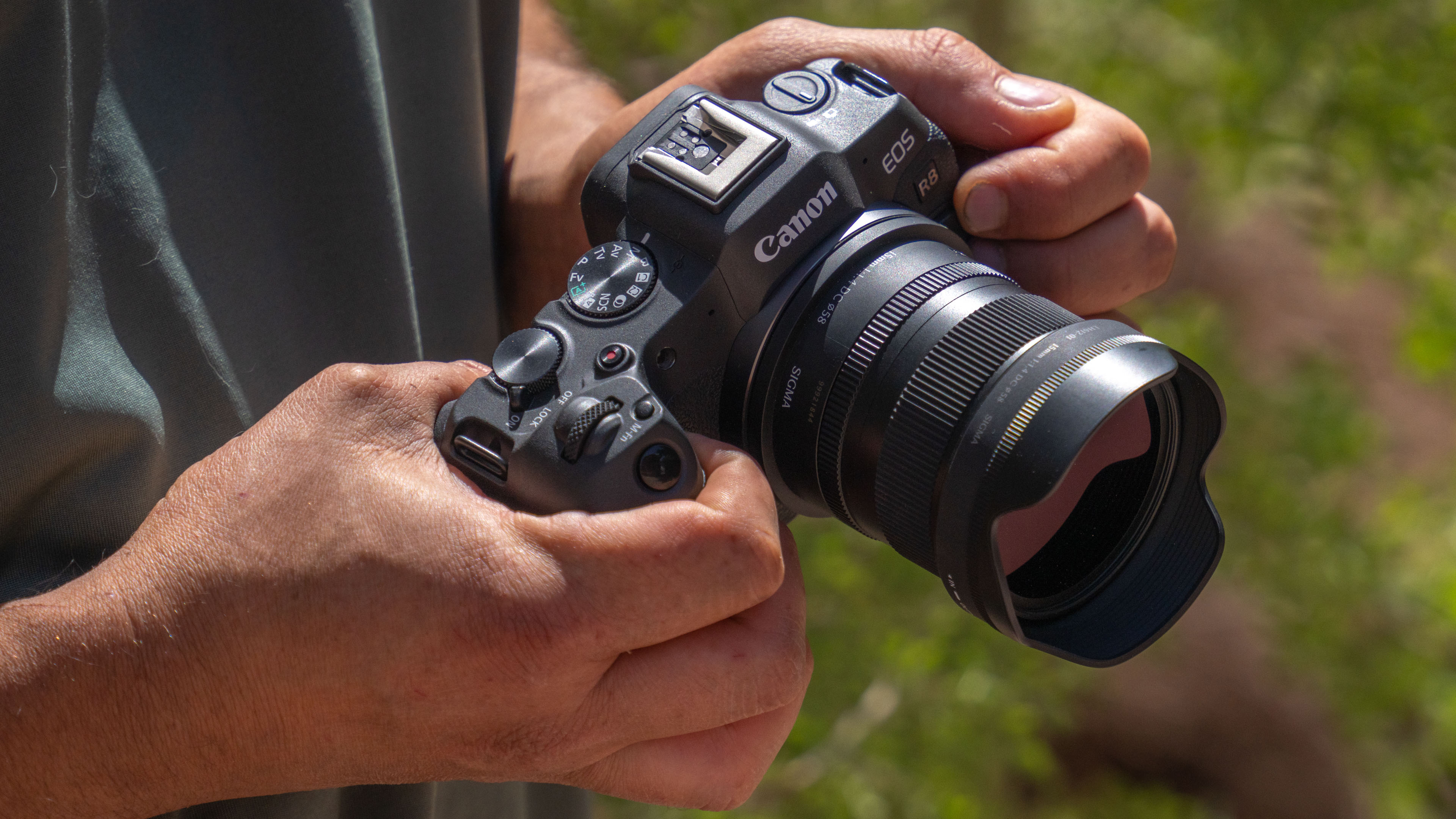 The Sigma 15mm f/1.4 DC Contemporary mounted on a Canon body