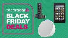 Amazon Black Friday deals on a green background