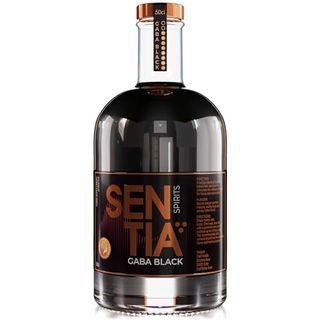 Sentia Spirits Gaba Black, Botanical Alcohol Free Drinks, Vegan, Gluten Free and Gm Free, 50cl - Sentia Drink Perfect for Mocktails