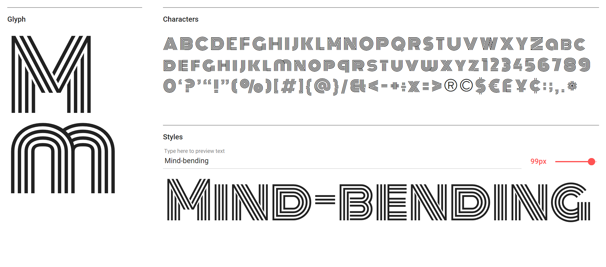 free google fonts with opentype features