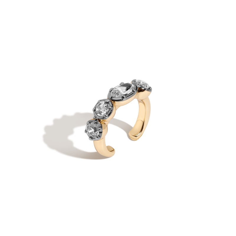 Aurate X Molly Dickson: Georgian Half Eternity Ear Cuff