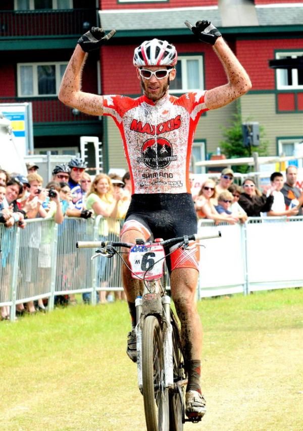Geoff Kabush (Team Maxxis-Rocky Mountain) wins at Mount Snow