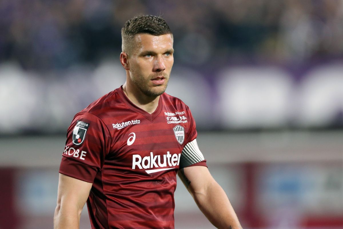 Vissel Kobe captain Lukas Podolski, 2019
