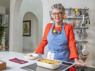 Prue Leith in her Cotswold Kitchen