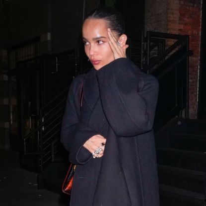 Zoe Kravitz is seen on November 8, 2024 in New York City. 