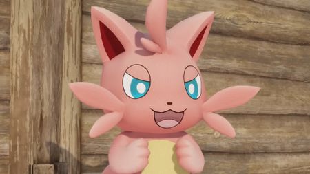 Palworld pal Cattiva looks excited in official animated short Finders Keepers.