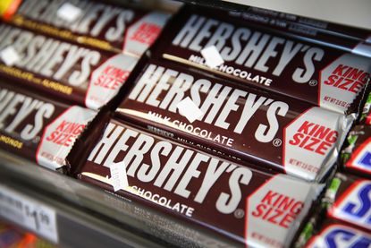 Hershey to begin making dried meat bars. 