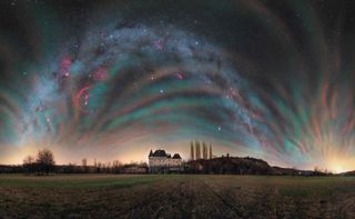 “Atmospheric Fireworks” was taken by Julien Looten in Dordogne, France