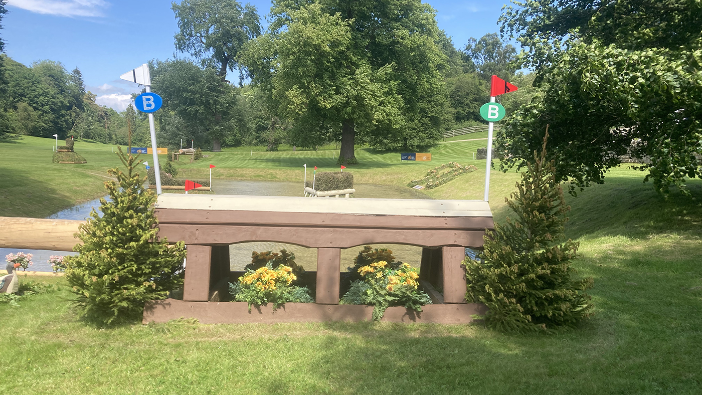 Bramham Horse Trials cross-country course fence 19b alternative