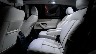 2024 Mazda CX-90 PHEV Premium Plus second row captain's chairs.