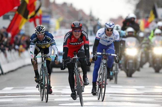 Greg Van Avermaet comes across in third
