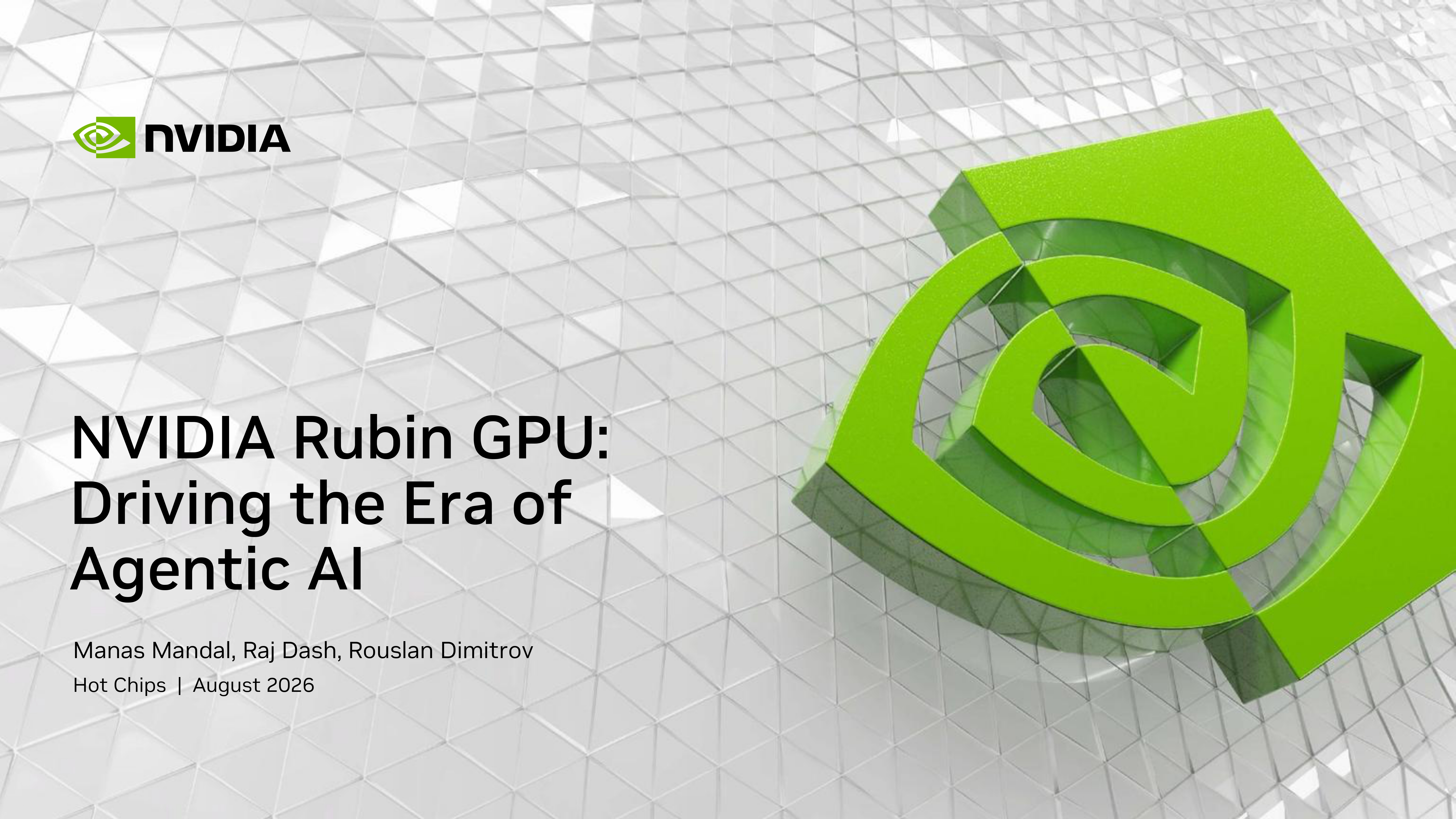Nvidia Rubin Hot Chips Slides