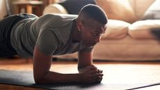 Man doing plank