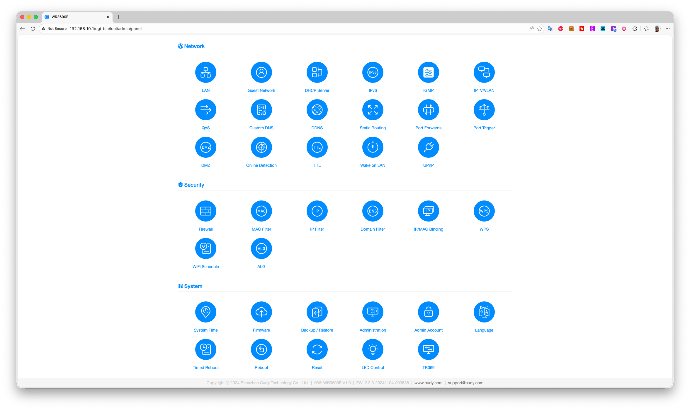 Cudy WR3600E Wi-Fi 7