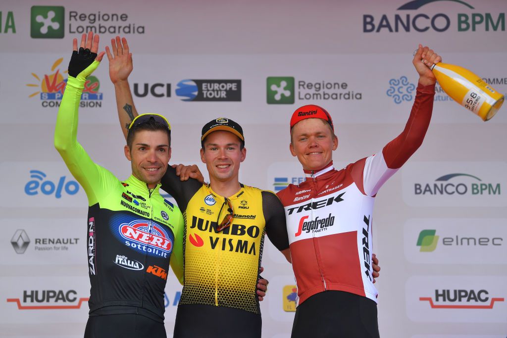 Tre Valli Varesine, Giovanni Visconti, Primoz Roglic, Toms Skujins
