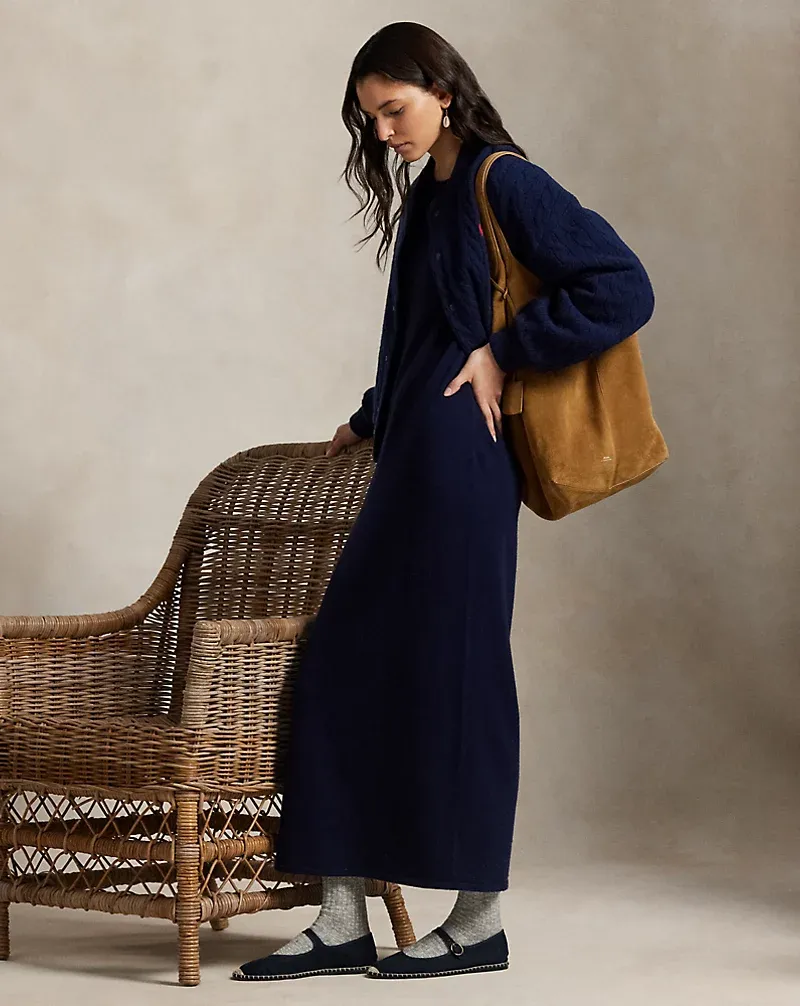Cashmere Long Sleeve Dress
