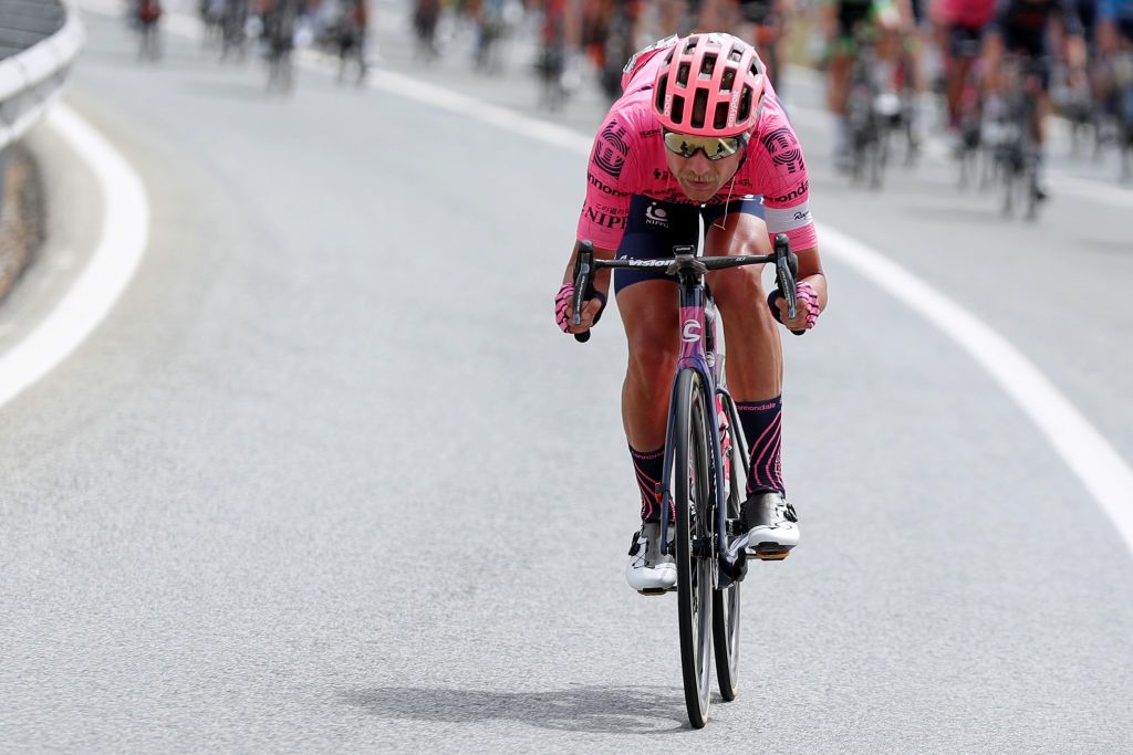 VELEFIQUE SPAIN AUGUST 22 Magnus Cort Nielsen of Denmark and Team EF Education Nippo competes during the 76th Tour of Spain 2021 Stage 9 a 188 km stage from Puerto Lumbreras to Alto de Velefique 1800m lavuelta LaVuelta21 on August 22 2021 in Velefique Spain Photo by Gonzalo Arroyo MorenoGetty Images