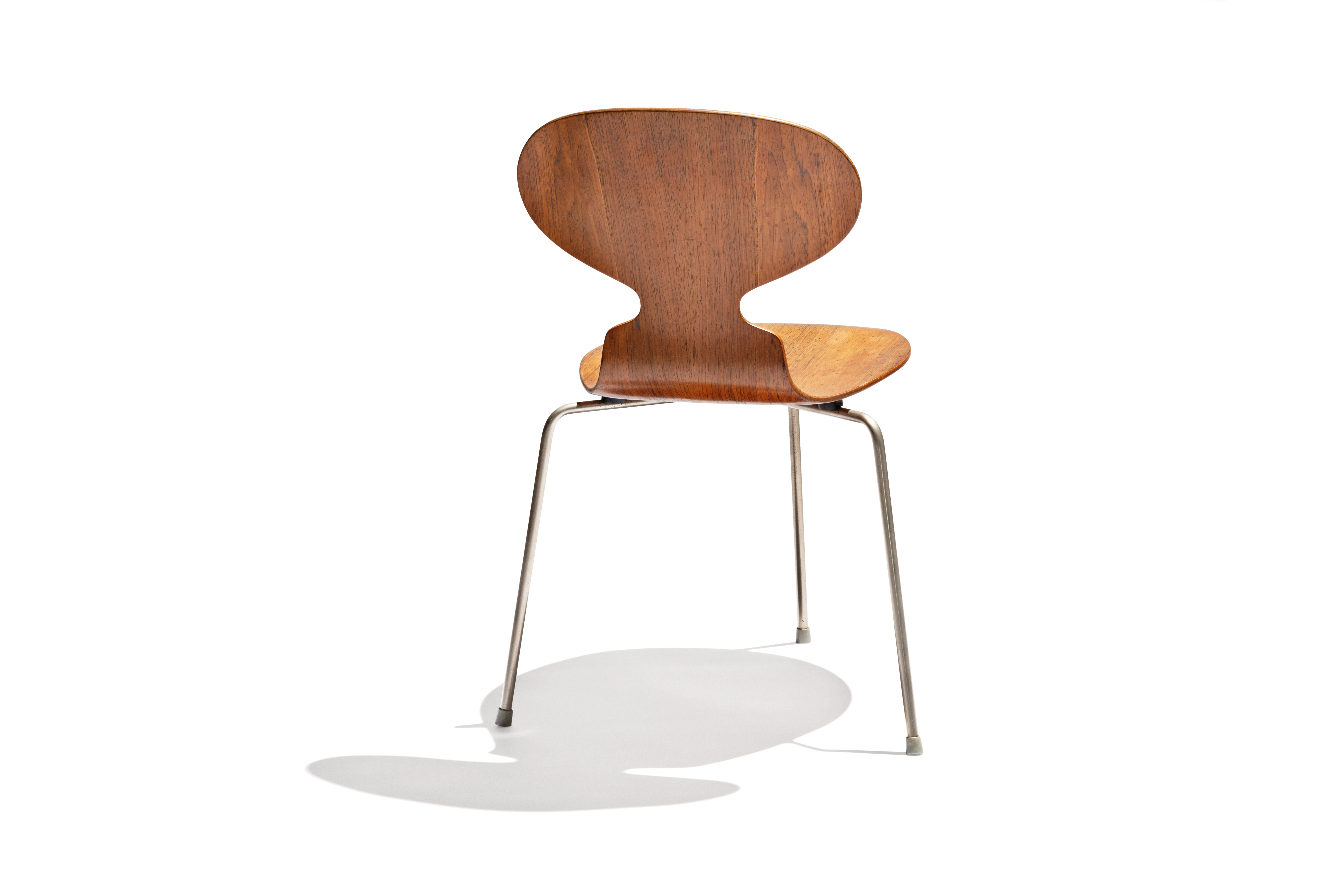 plywood chair with steel legs